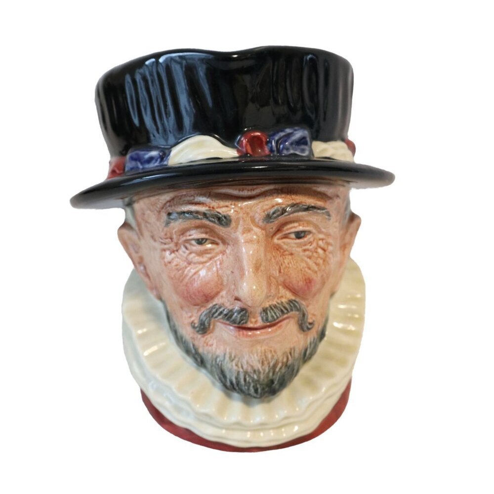 Vintage Royal Doulton Large Beefeater Toby Jug Mug Porcelain Gift